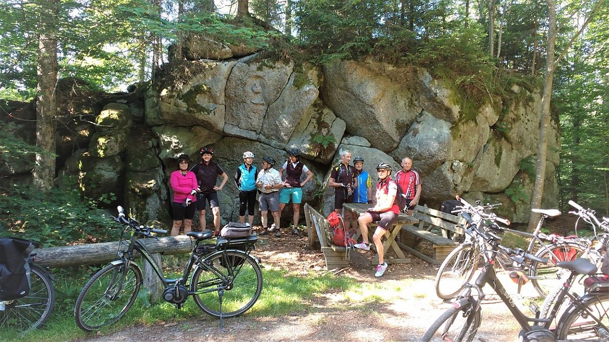 Radtour zur Elendbachschwelle in Böhmen