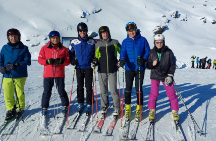 DAV-Ortsgruppe Freyung in der „Schneeschüssel“ Obertauern