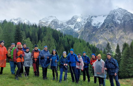 DAV-Ortsgruppe Freyung auf dem Stoderer Dolomitensteig