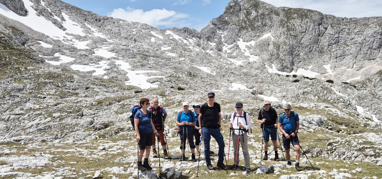 Alpenverein im Tafelgebirge zwischen Ramsau und Saalachtal unterwegs