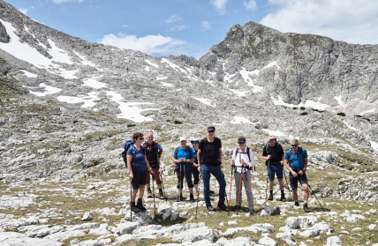 Alpenverein im Tafelgebirge zwischen Ramsau und Saalachtal unterwegs