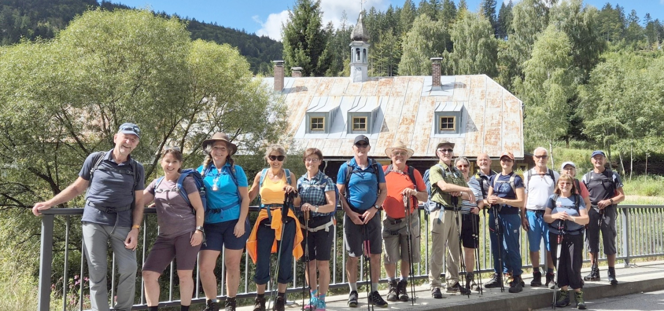 Wanderung im Flusstal des Großen Regen der DAV-Ortsgruppe