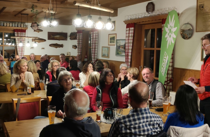 Hüttenabend der DAV-Ortsgruppe Freyung im Fischerhäusl