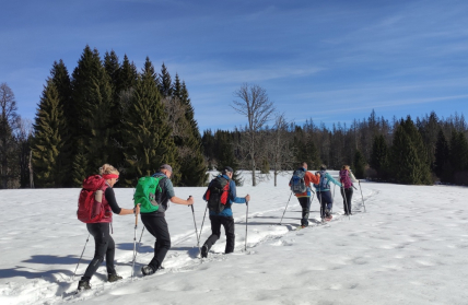Schneeschuhtour des DAV- Ortsgruppe Freyung im NP Sumava